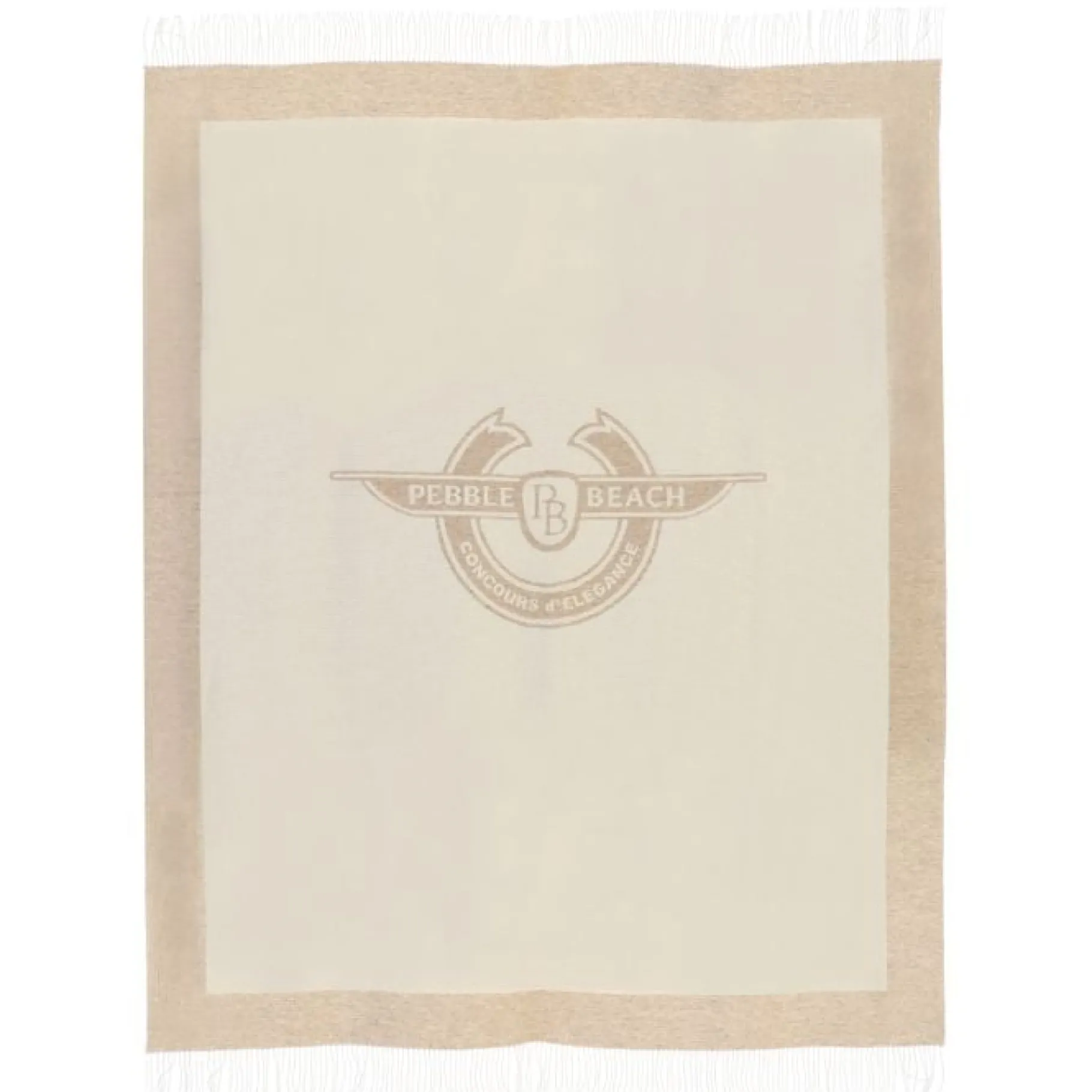 Online Pebble Beach Concours D' Elegance Exclusive Jacquard Blanket By Johnstons Of Elgin