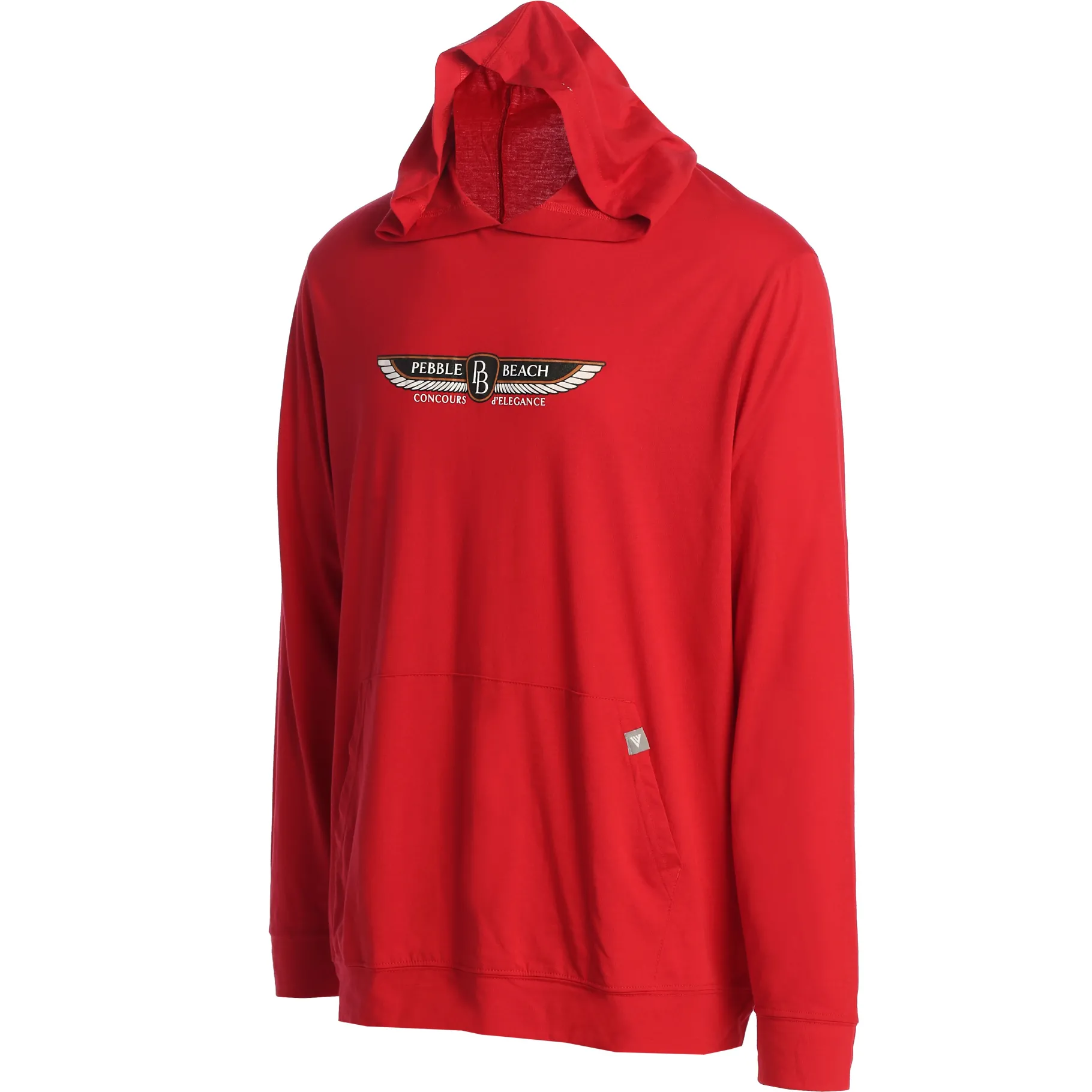 Fashion Pebble Beach Concours D'Elegance Relay Hoodie Tee Red