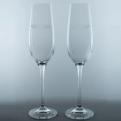 Hot Pebble Beach Concours D'Elegance Set Of 2 Champagne Flutes