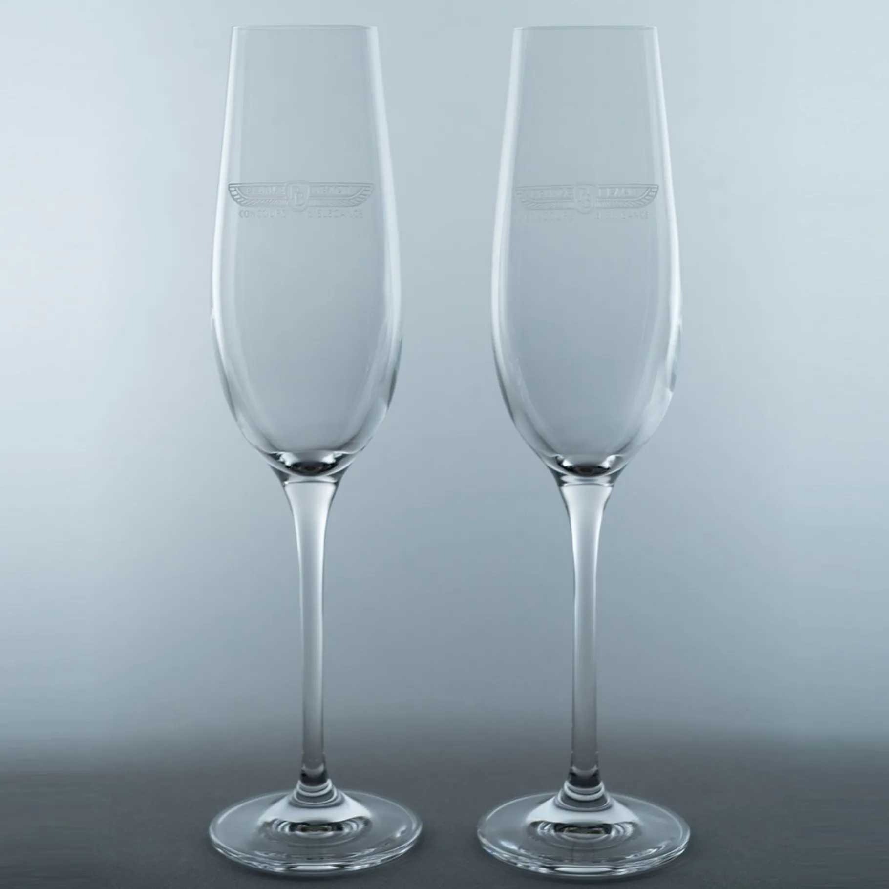 Online Pebble Beach Concours D'Elegance Set Of 2 Champagne Flutes