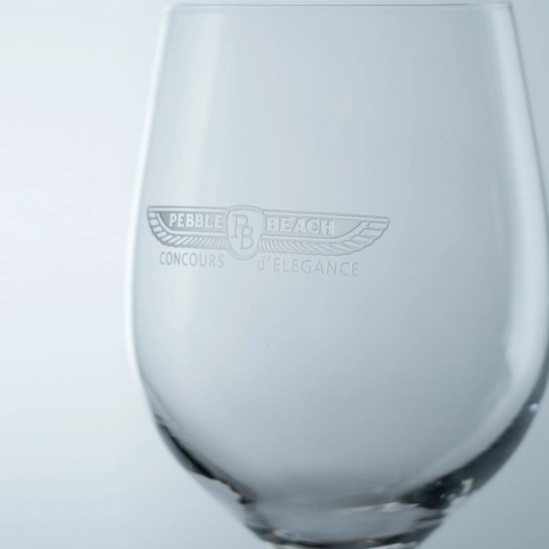 Clearance Pebble Beach Concours D'Elegance Set Of 2 Red Wine Glasses