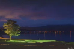 Outlet Pebble Beach Evening On 18 By Joann Dost -Metal Print