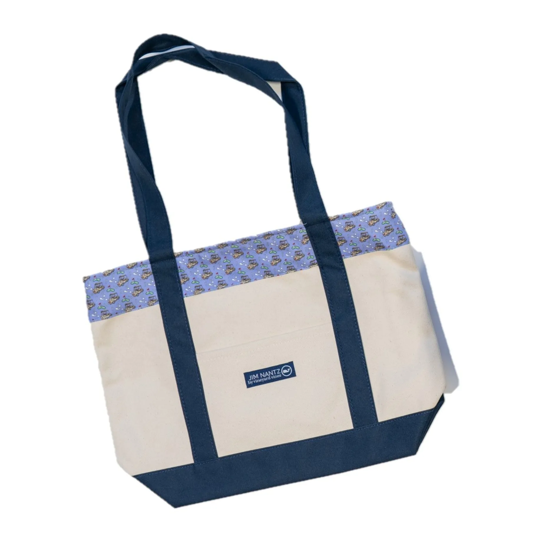 Discount Pebble Beach Jim Nantz Exclusive Golf Cart Ribbon Tote By Vineyard Vines