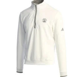 Fashion Pebble Beach 1/4 Zip Pullover By Adidas White