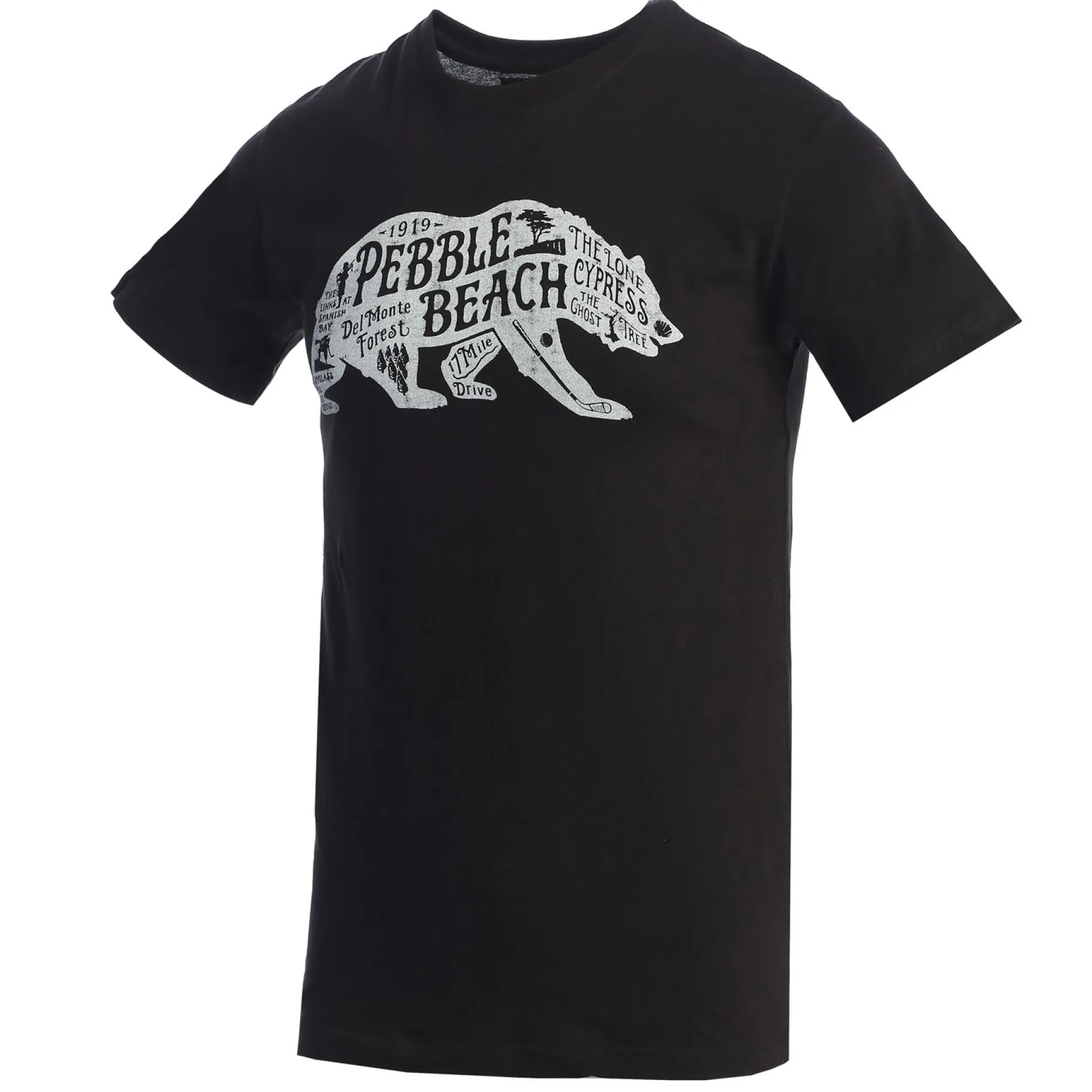 Sale Pebble Beach Bear Map Tee By American Needle