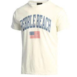 Outlet Pebble Beach Black Label Usa Flag Tee By Original Retro Brand