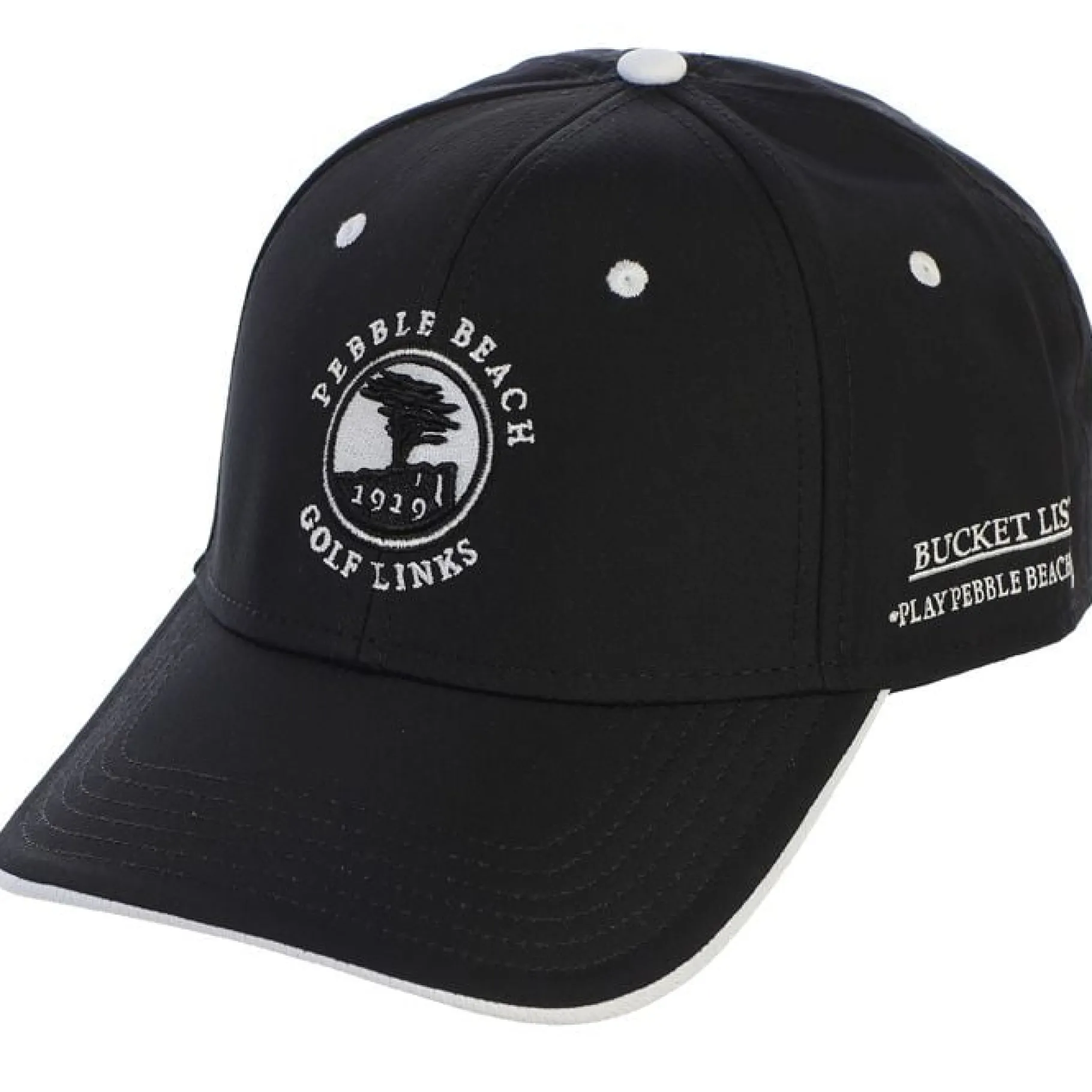 New Pebble Beach Bucket List Hat By The Game Black