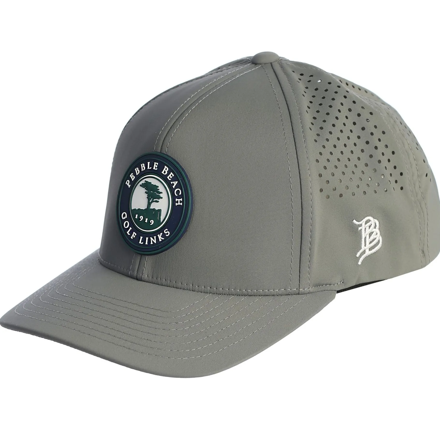 Clearance Pebble Beach Curved Rogue Performance Hat By Branded Bills