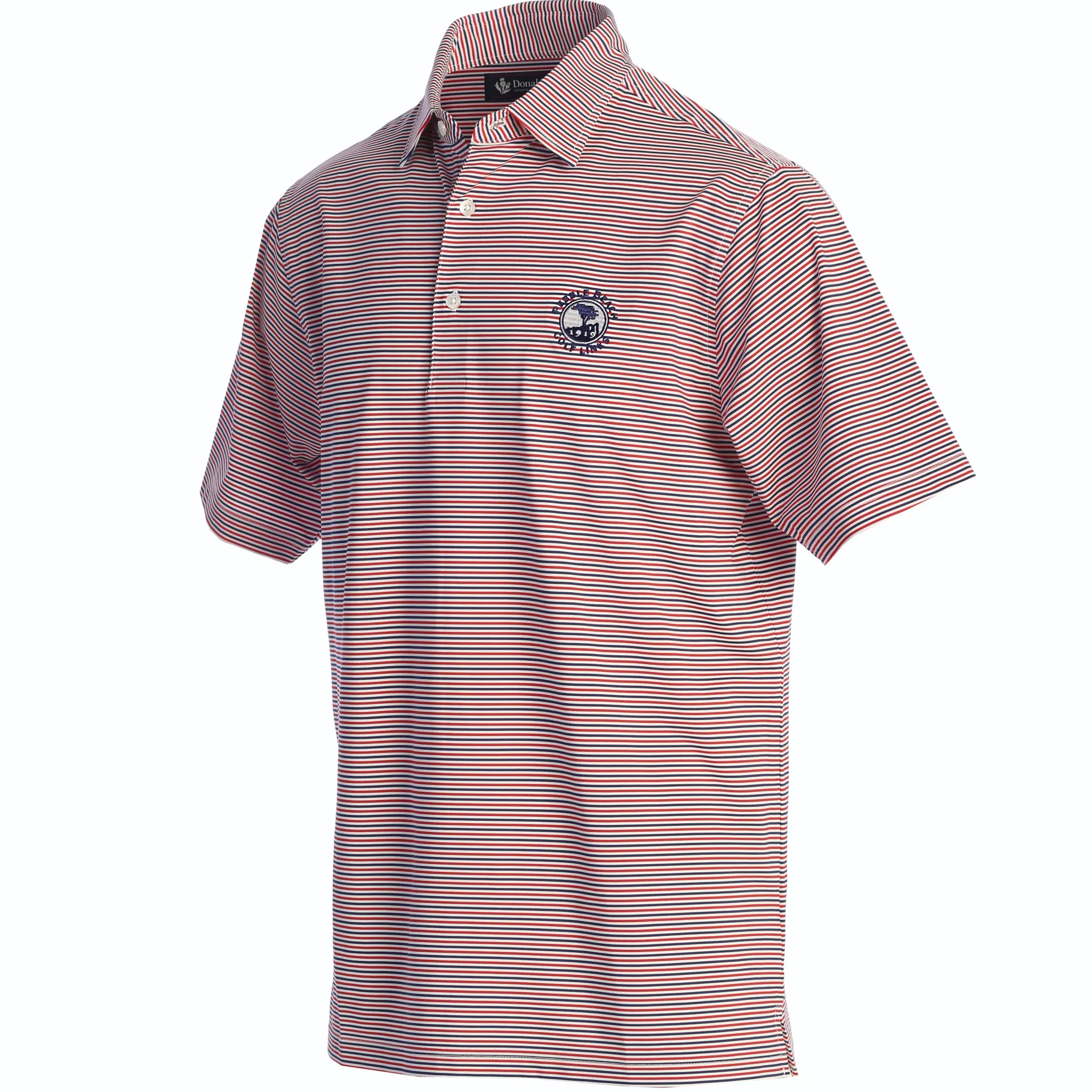 Hot Pebble Beach Dc Stripe Polo By Donald Ross