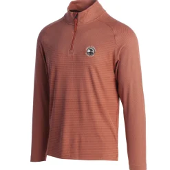 Outlet Pebble Beach Dri-Fit Adv Vapor 1/4 Zip Fossil Rose Pullover By Nike
