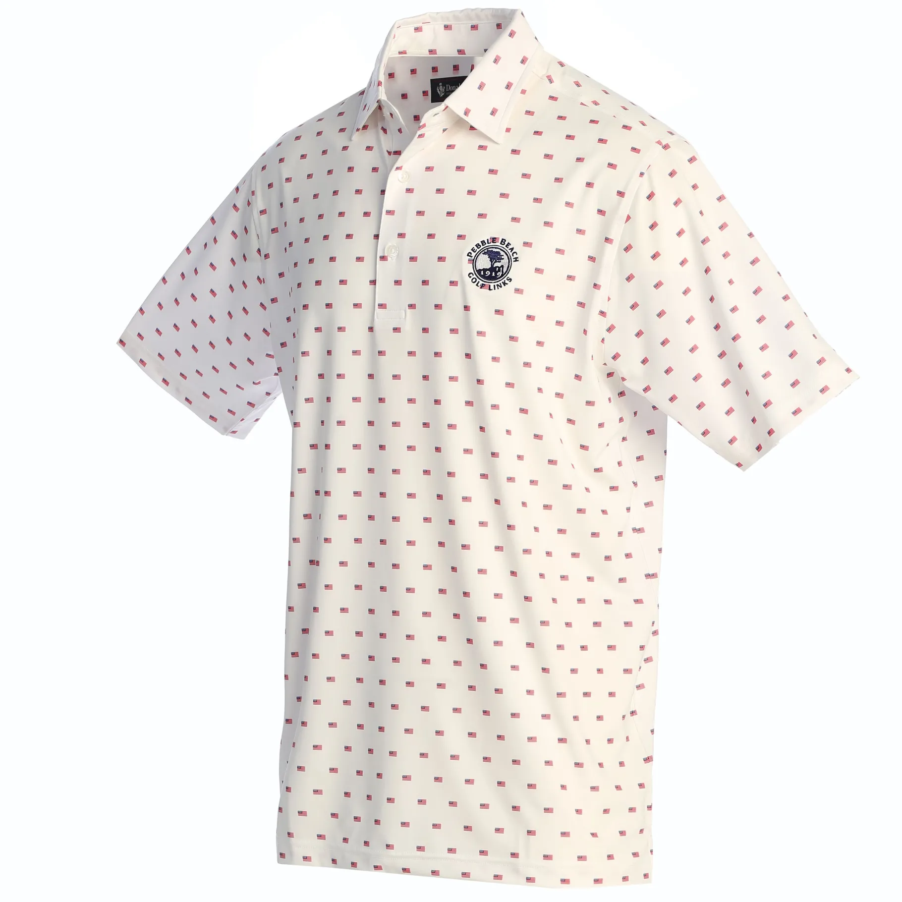 Fashion Pebble Beach Flag Polo By Donald Ross