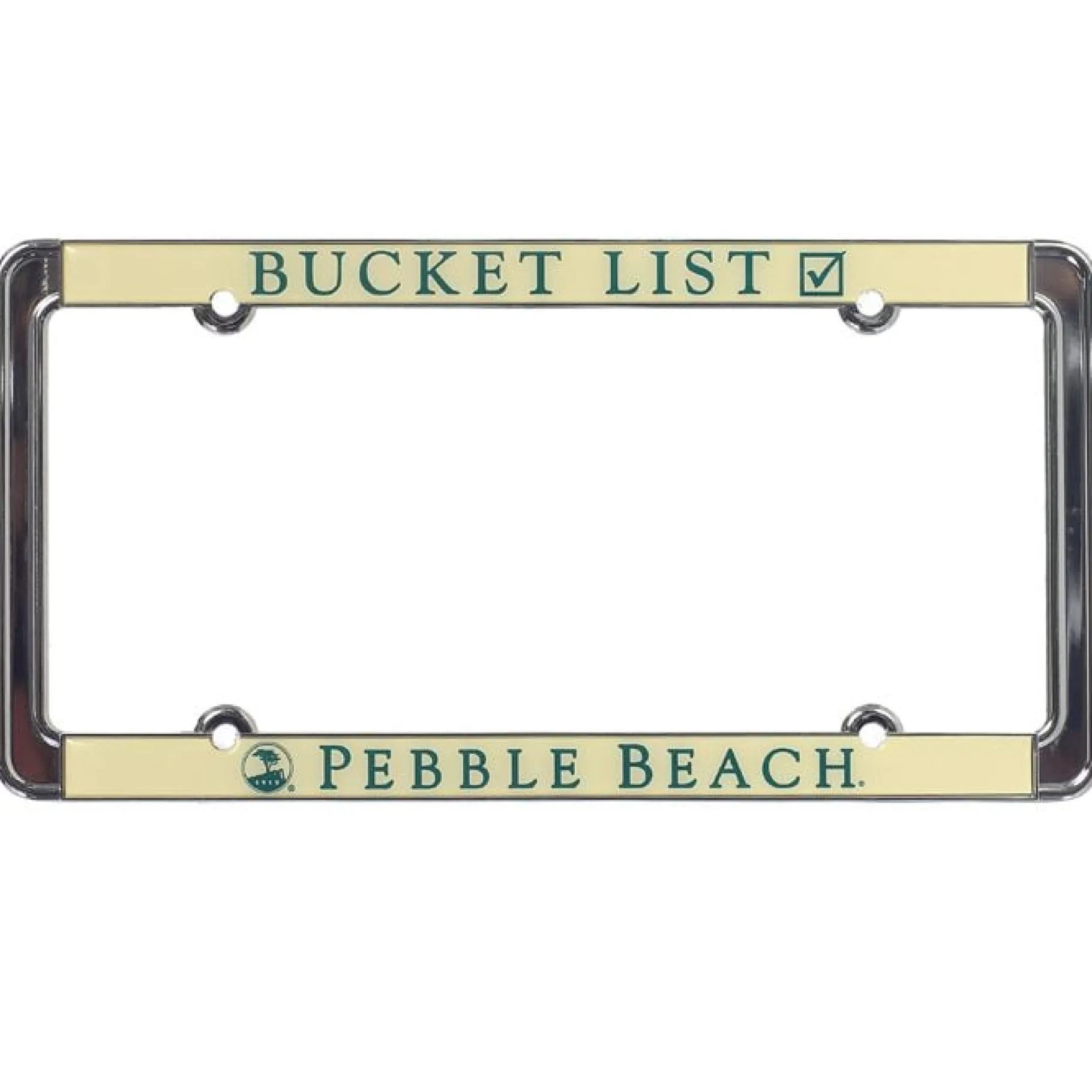 Outlet Pebble Beach Golf Links License Plate Frame
