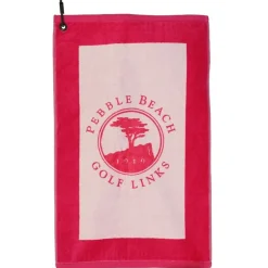 New Pebble Beach Golf Links Towel In Pink