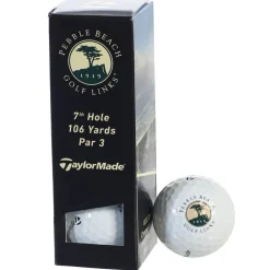 Hot Pebble Beach Golf Links 7Th Hole Sleeve Golf Balls By Taylormade