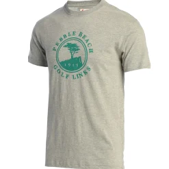 Best Pebble Beach Heather Comfort Logo Tee By American Needle