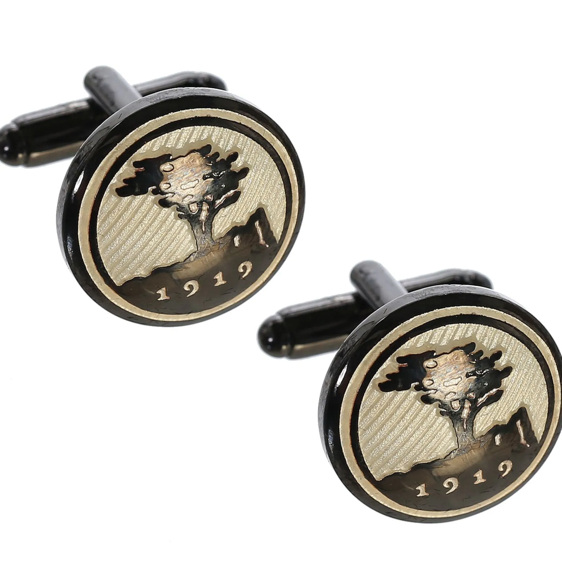 Online Pebble Beach Heritage Logo Enamel Boxed Cufflinks