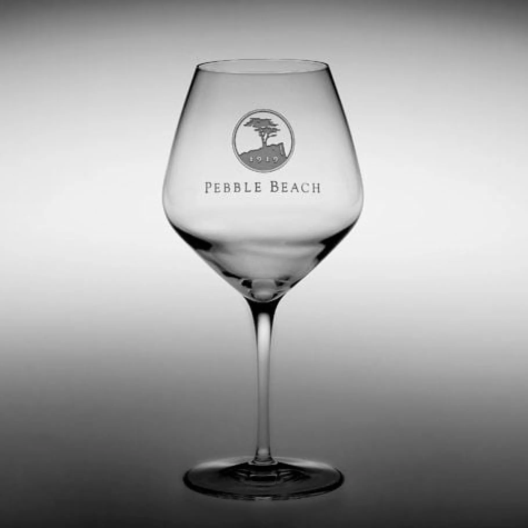Discount Pebble Beach Heritage Logo Pinot Noir/Burgundy Wine Glass