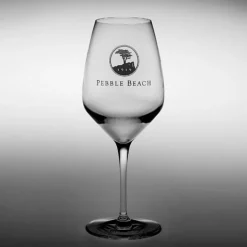 Best Pebble Beach Heritage Logo Chardonnay/Sauvignon Blanc/ Pinot Grigio White Wine Glass