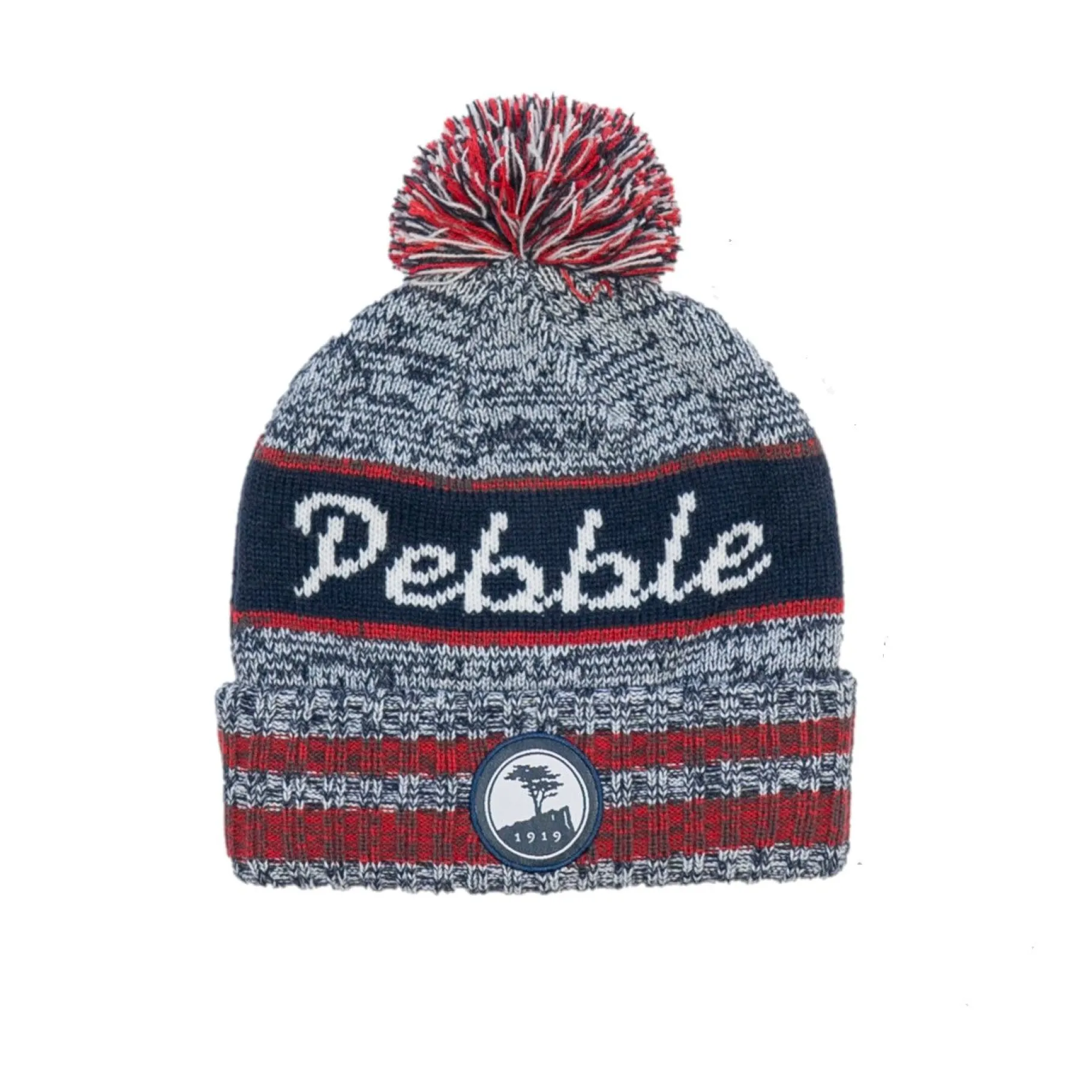 Sale Pebble Beach Jacquard Knit Beanie By Pukka