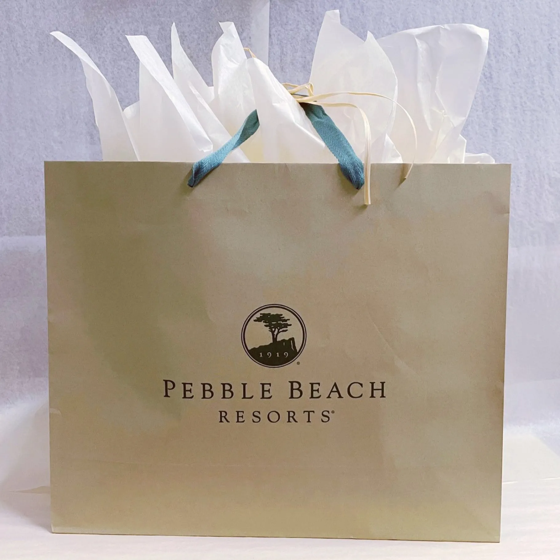 Online Pebble Beach Kraft Paper Gift Bag