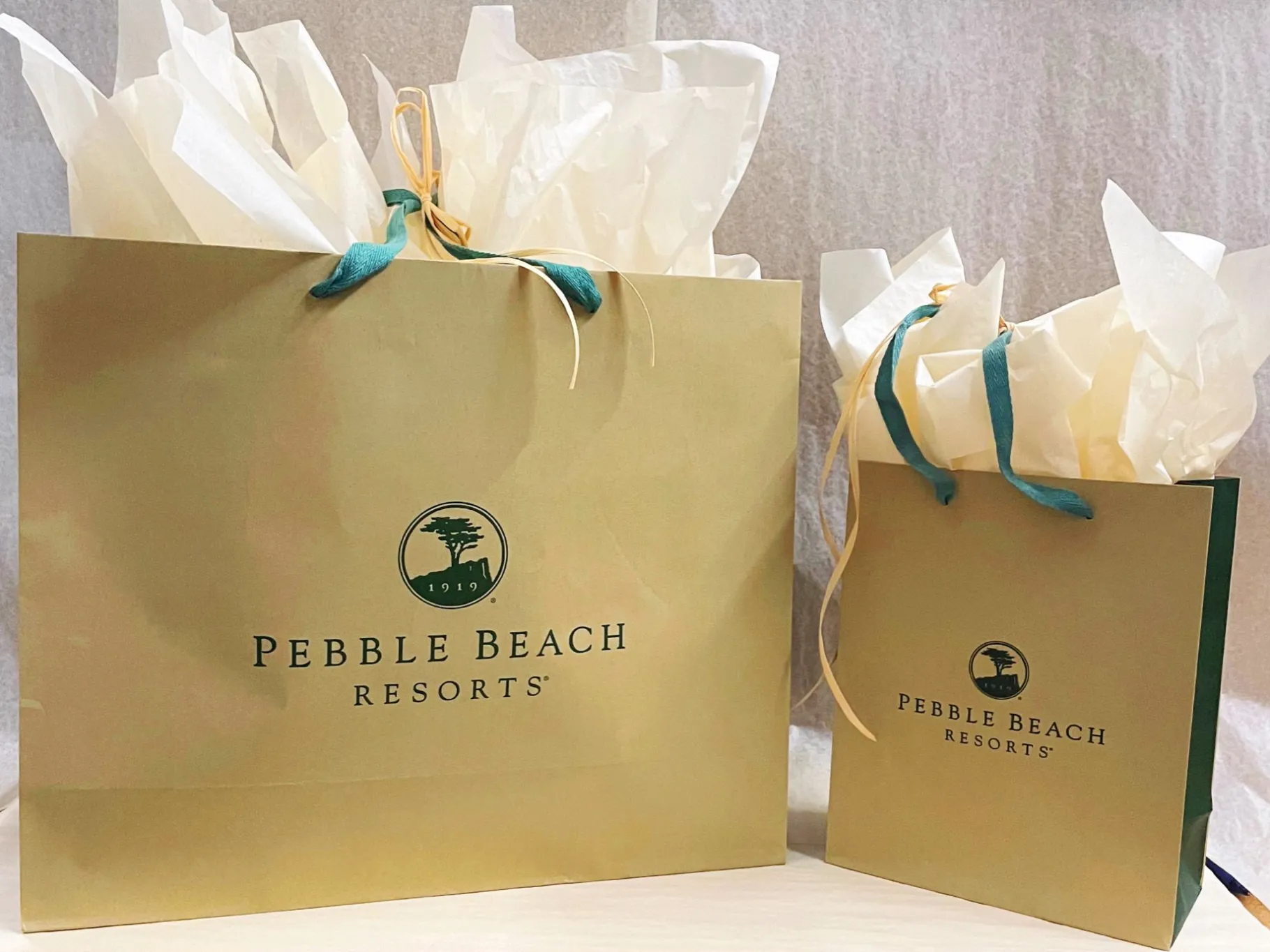 Online Pebble Beach Kraft Paper Gift Bag