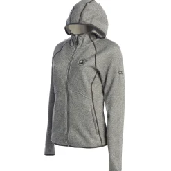 Fashion Pebble Beach Ladies Mainsail Full Zip Sweater Knit Hoodie By Cutter & Buck