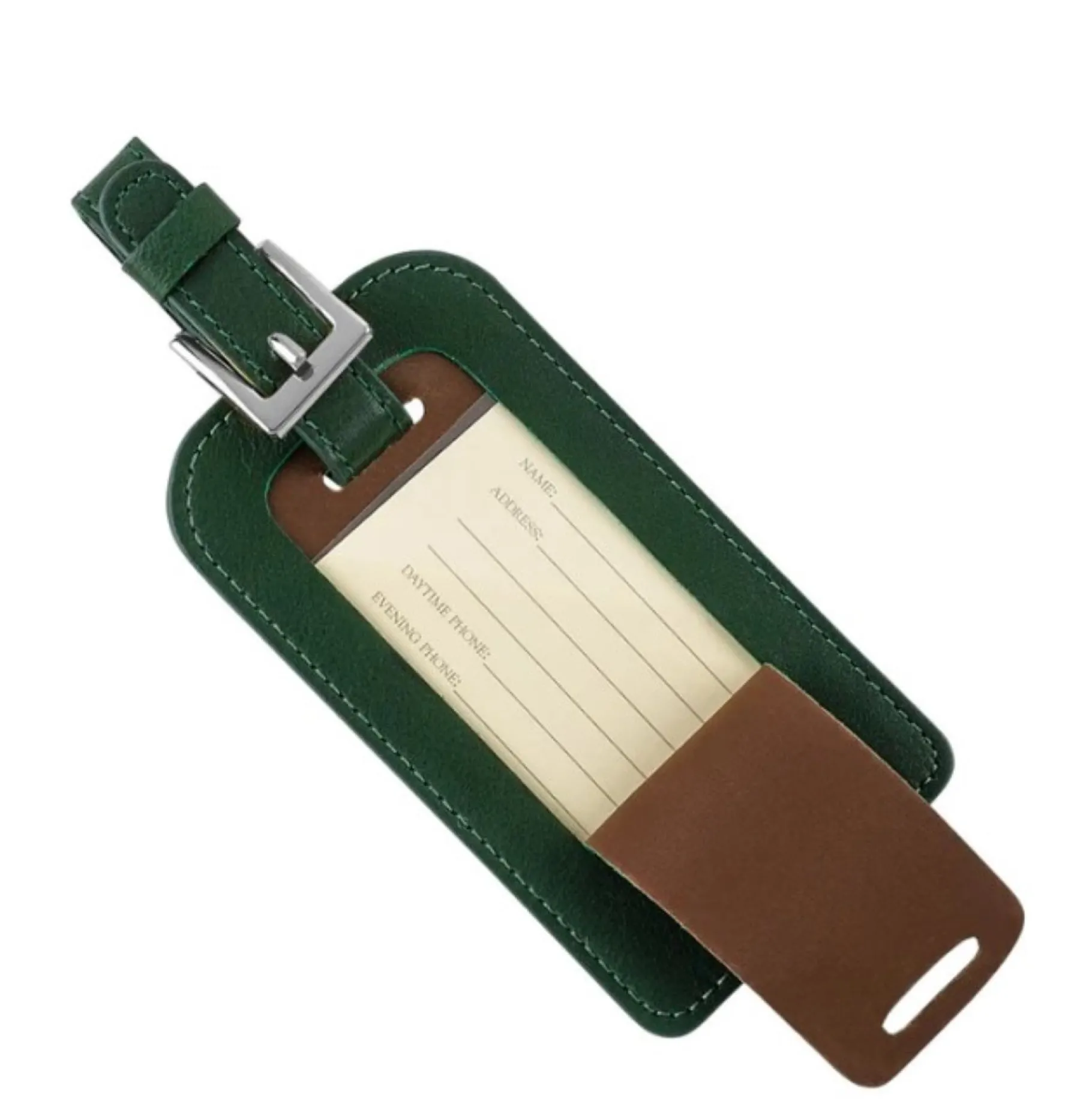 Sale Pebble Beach Leather Luggage Tag