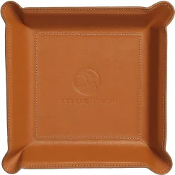 Clearance Pebble Beach Logo Leather Valet Tray