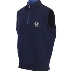 New Pebble Beach Men's "Caves" 1/4 Zip Vest By Fairway & Greene