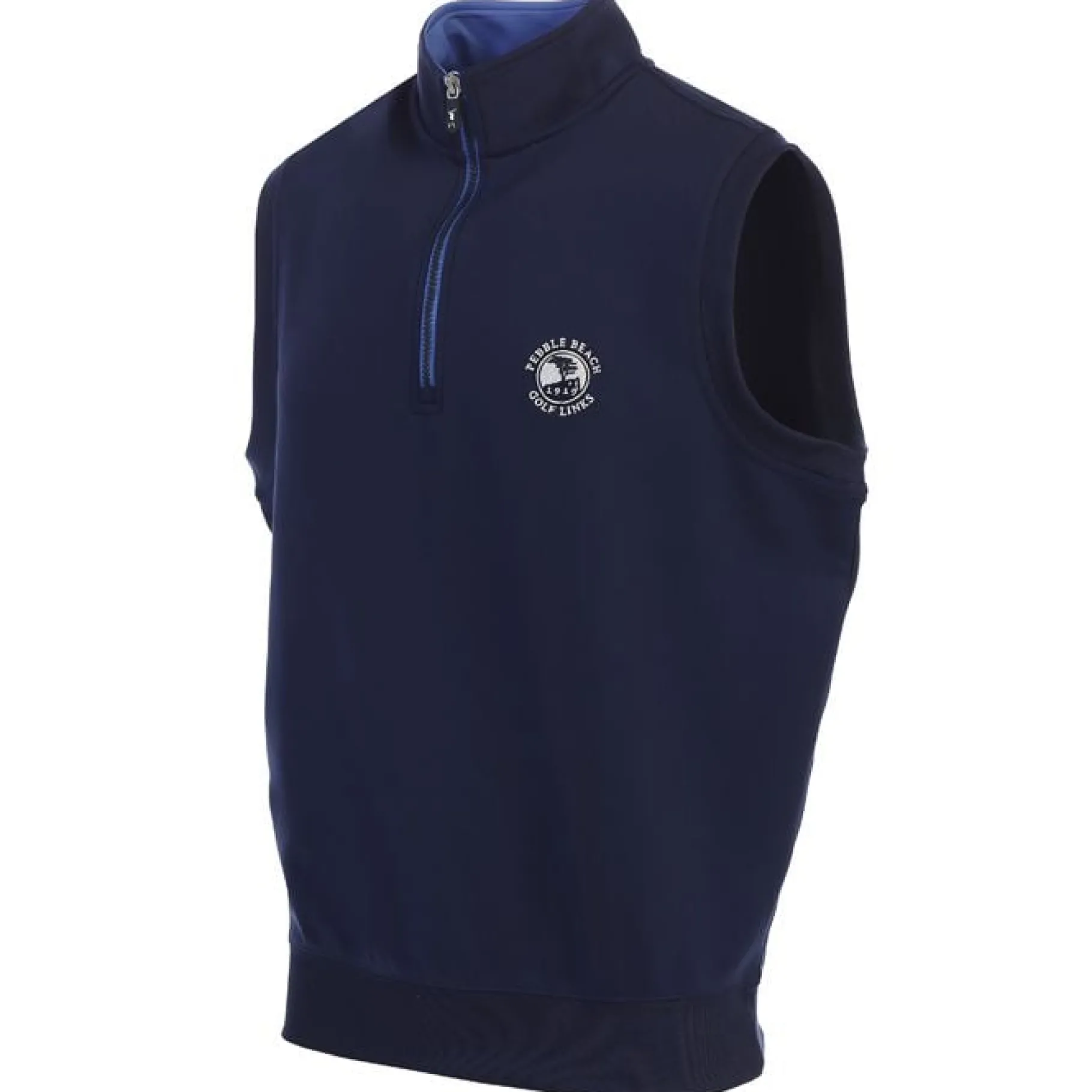 New Pebble Beach Men's "Caves" 1/4 Zip Vest By Fairway & Greene