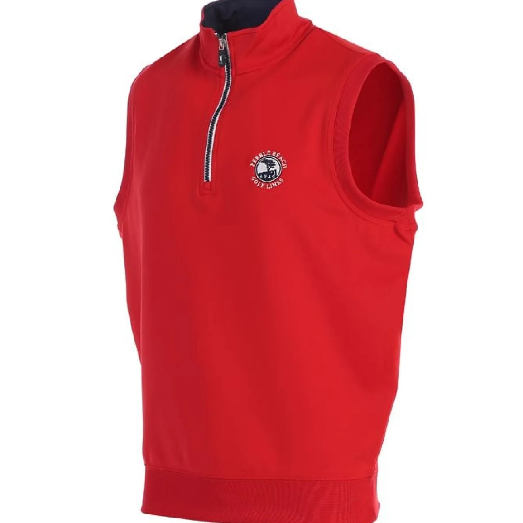 New Pebble Beach Men's "Caves" 1/4 Zip Vest By Fairway & Greene