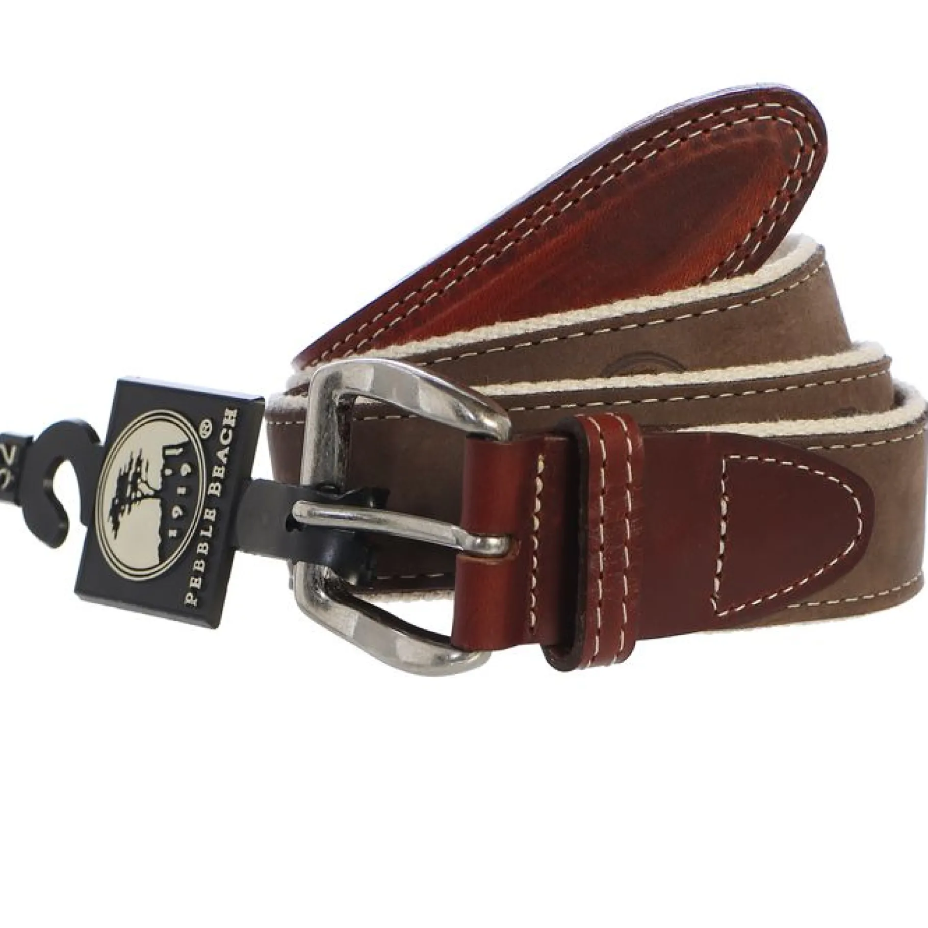 Sale Pebble Beach Men's Nubuck Suede Belt