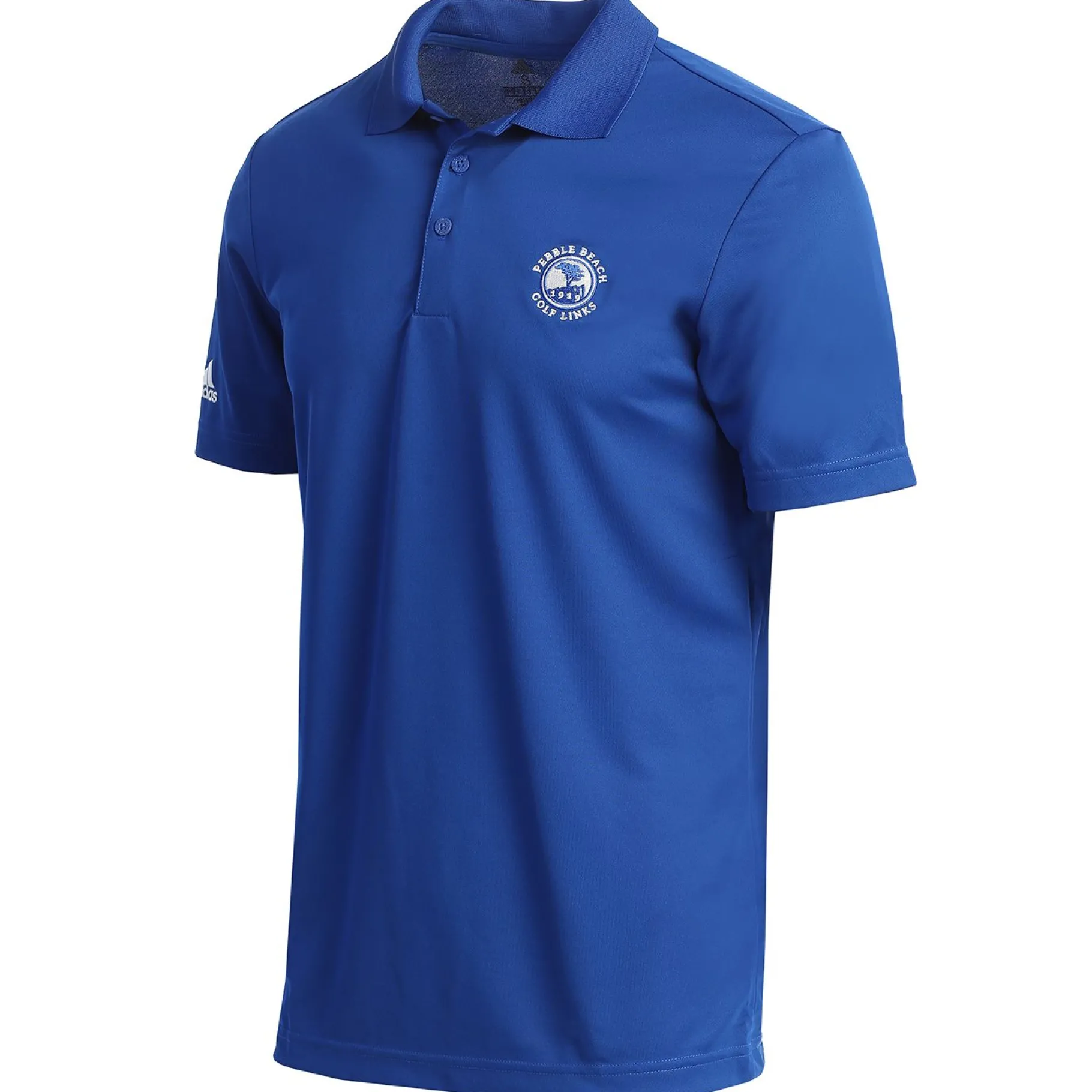 Sale Pebble Beach Men's Solid Performance Polo By Adidas
