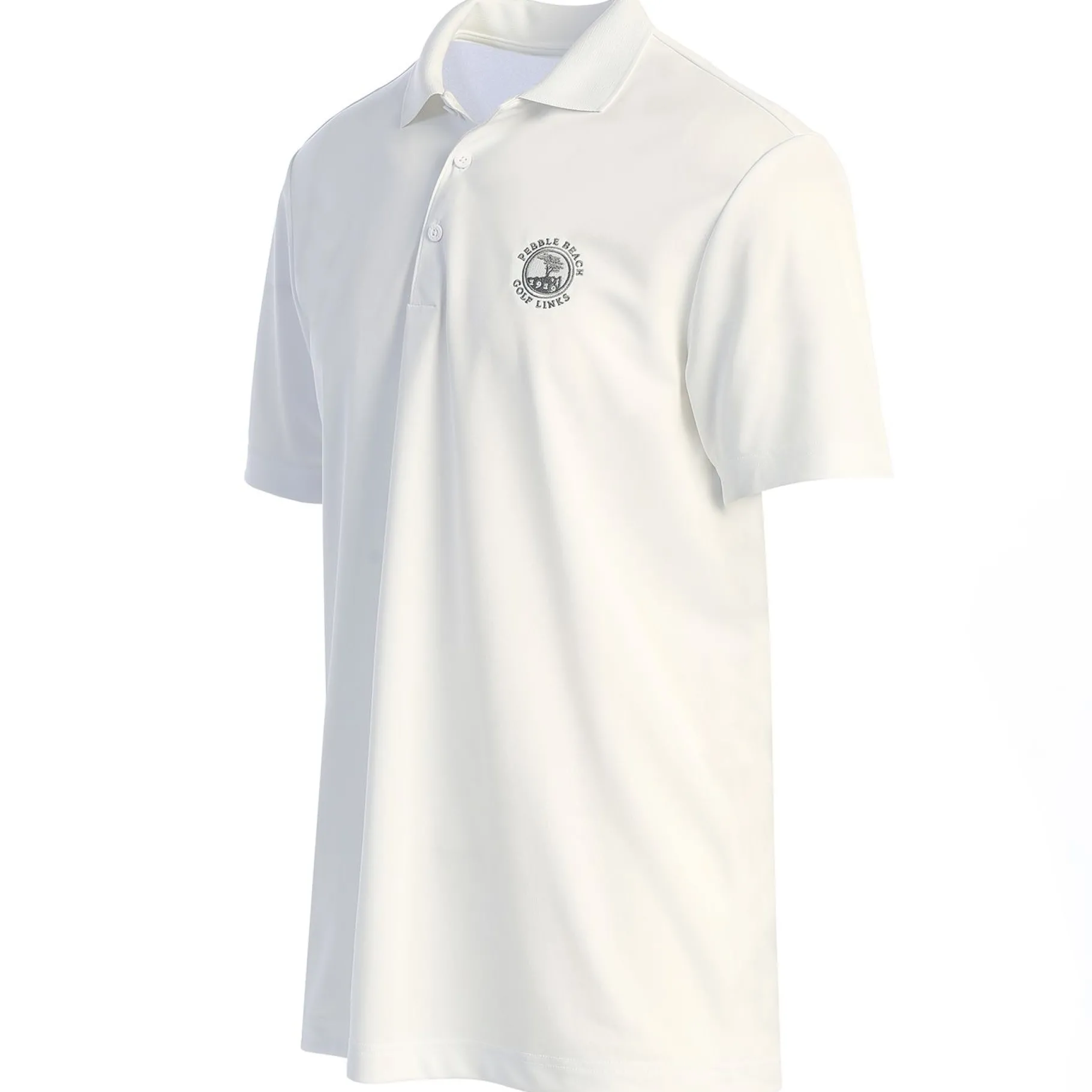 Sale Pebble Beach Men's Solid Performance Polo By Adidas