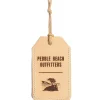 Sale Pebble Beach Outfitters Leather Luggage Tag By Freshwater Designs