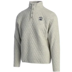 Best Pebble Beach Quilted Snap Collar Pullover By Divots