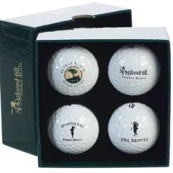 Hot Pebble Beach Resorts Four Course Golf Ball Set By Taylormade