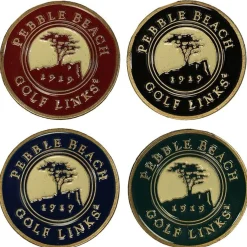 Outlet Pebble Beach Retro Style Magnetic Ball Marker Set