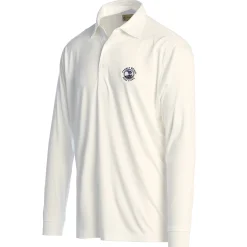 Discount Pebble Beach Self Collar Long Sleeve Polo By Donald Ross