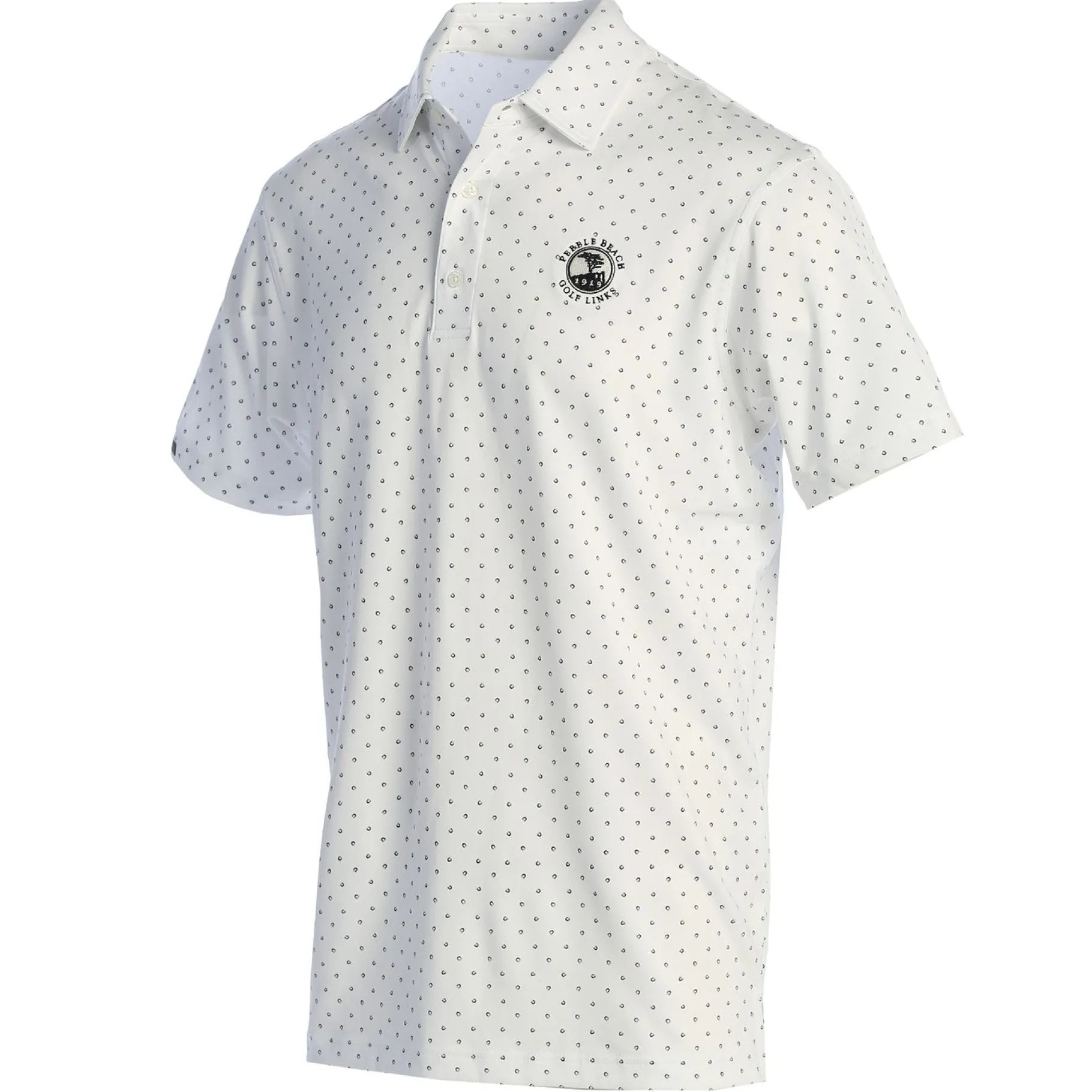 Outlet Pebble Beach Signature Dot Performance Polo By Dunning