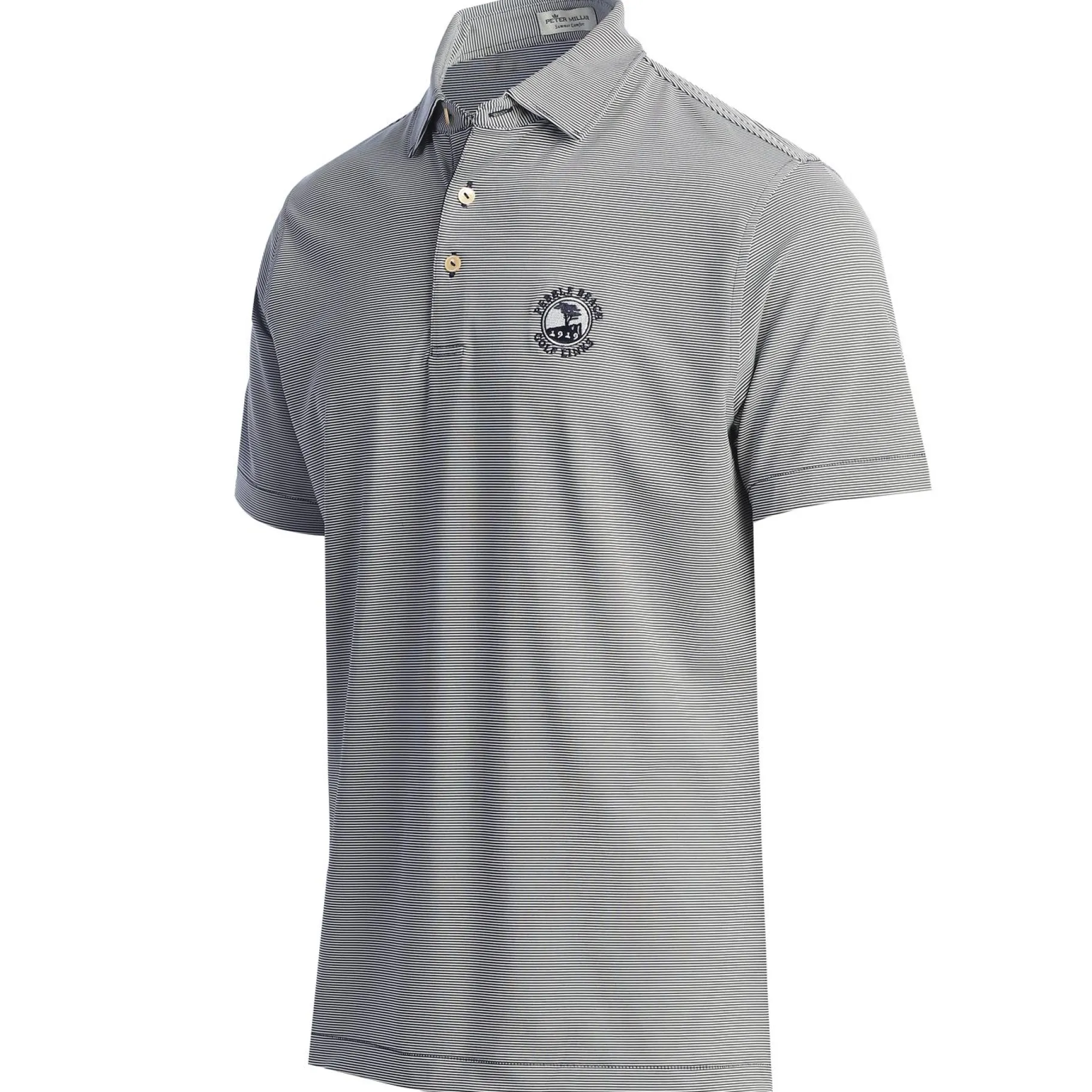 Best Pebble Beach Striped Polo By Peter Millar