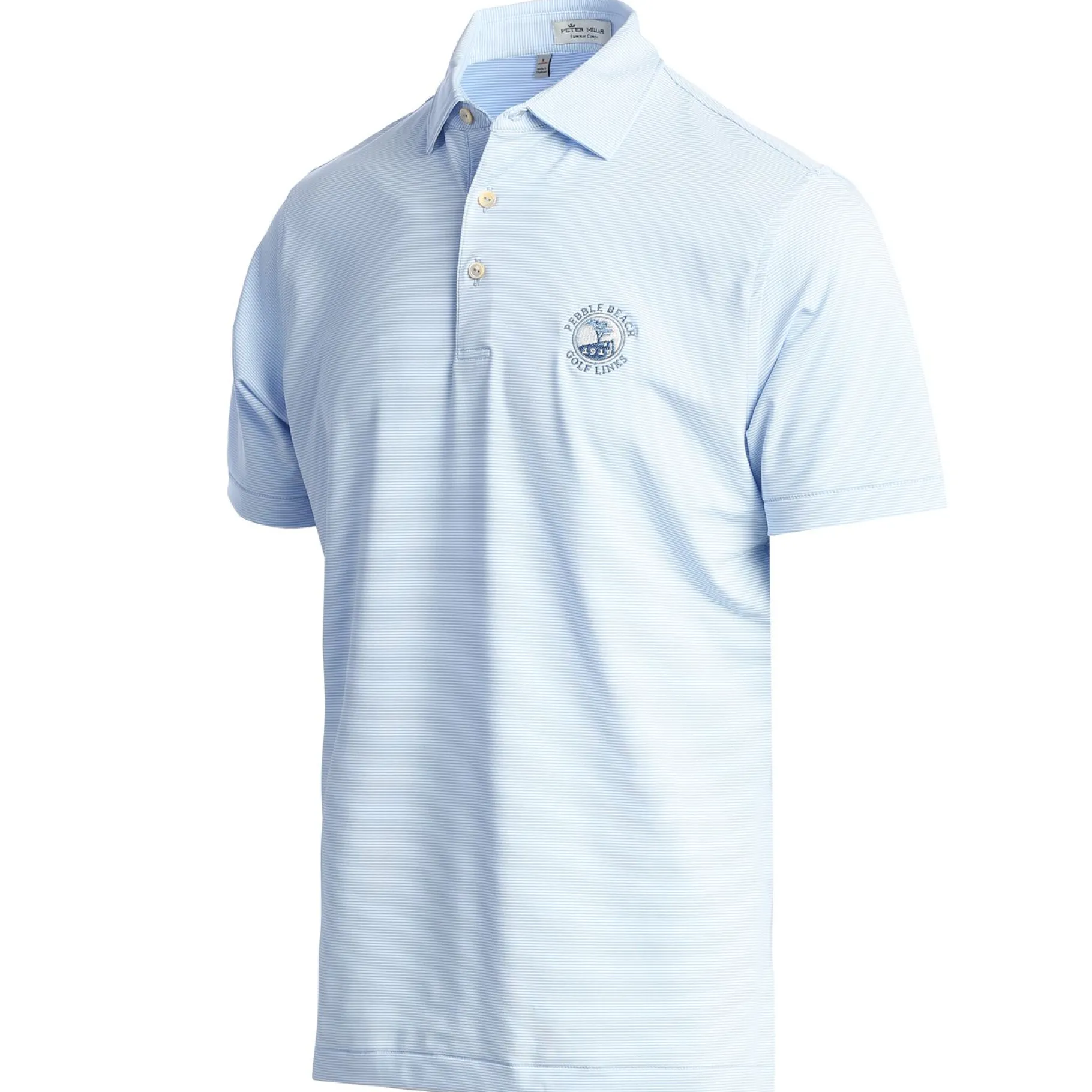Best Pebble Beach Striped Polo By Peter Millar