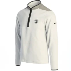 Online Pebble Beach Therma-Fit Fleece 1/2 Zip Photon Dust Pullover By Nike
