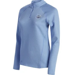 Sale Pebble Beach Women's 1/4 Zip Knit Pullover By Adidas
