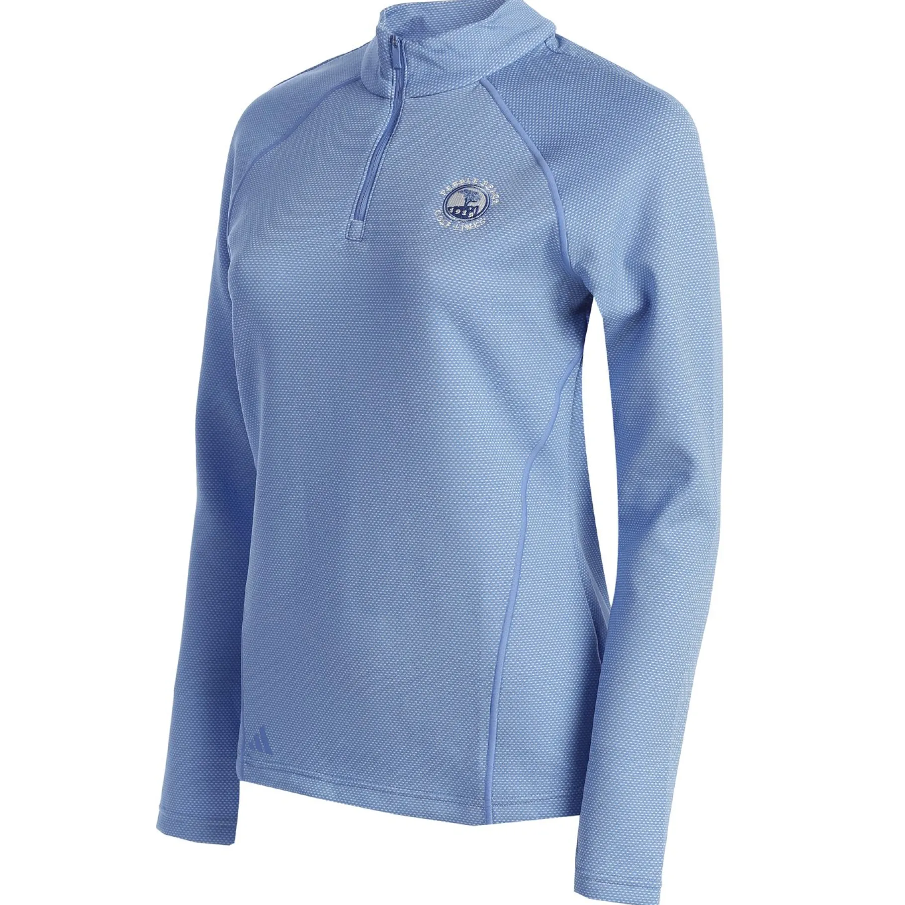 Sale Pebble Beach Women's 1/4 Zip Knit Pullover By Adidas