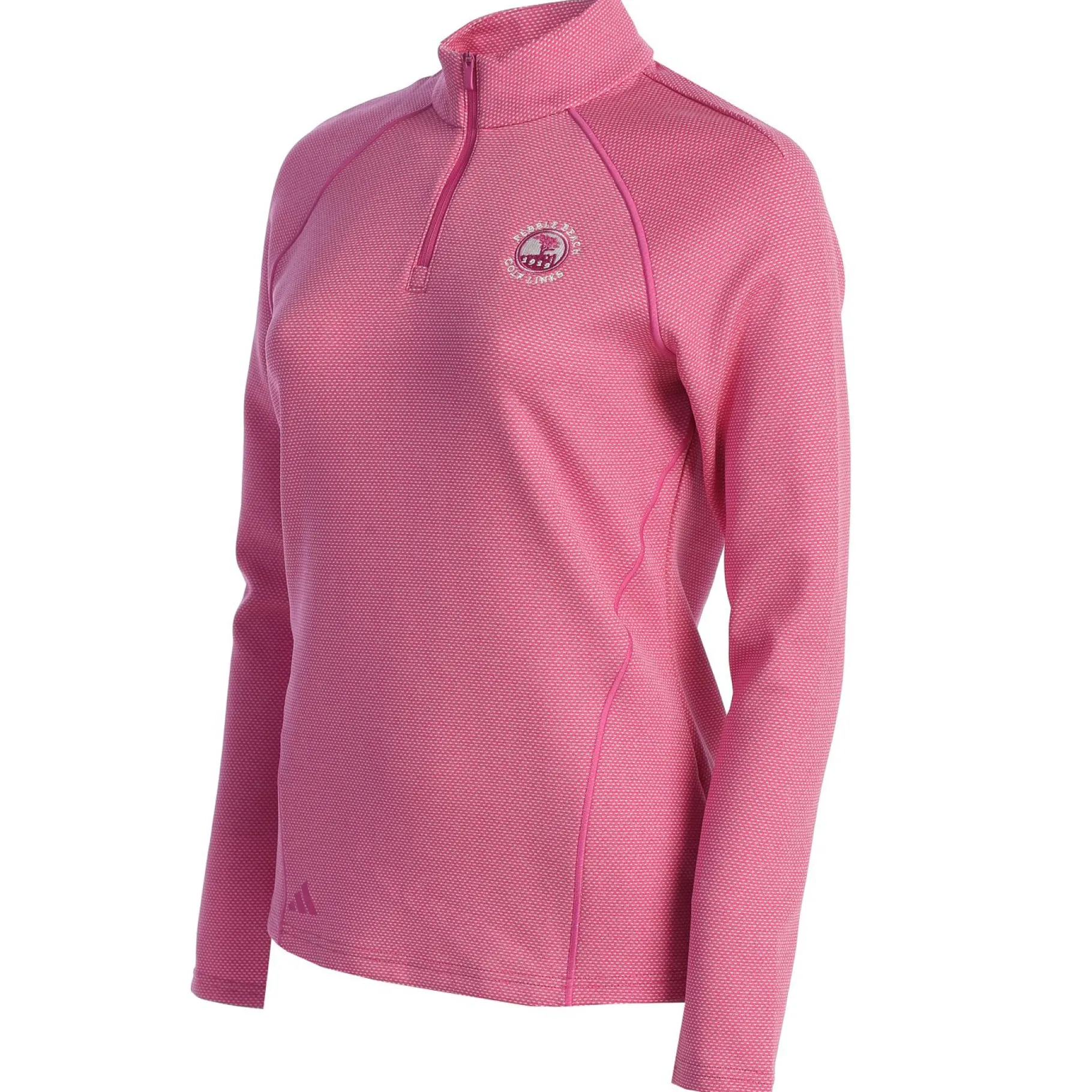 Sale Pebble Beach Women's 1/4 Zip Knit Pullover By Adidas