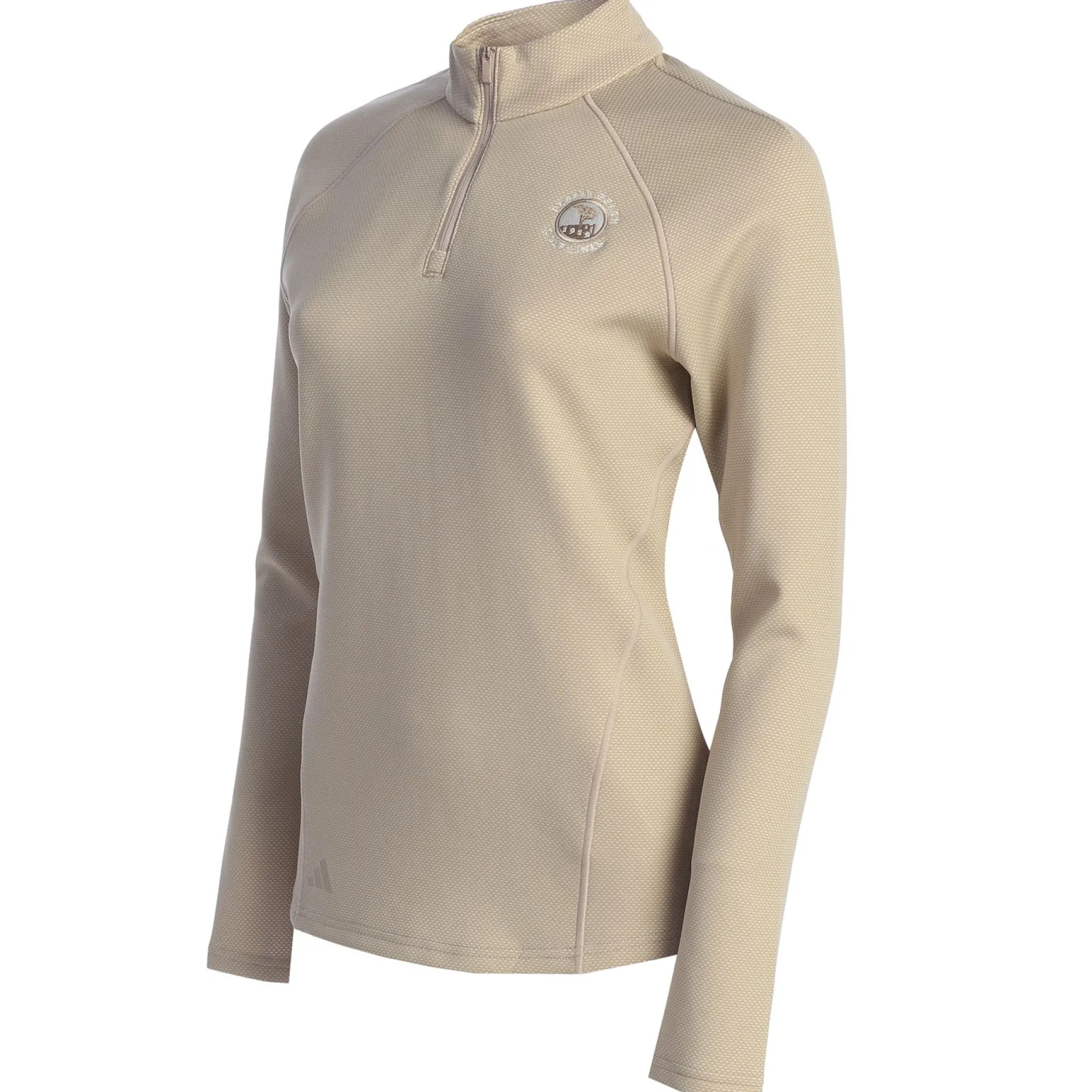 Sale Pebble Beach Women's 1/4 Zip Knit Pullover By Adidas