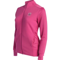 Clearance Pebble Beach Women's Textured Full Zip Jacket By Adidas