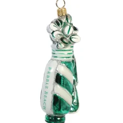 Sale Pebble Beach Pick Your Course Golf Bag Holiday Ornament By Joy To The World Collectibles