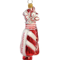 Fashion Pebble Beach Pick Your Course Golf Bag Holiday Ornament By Joy To The World Collectibles